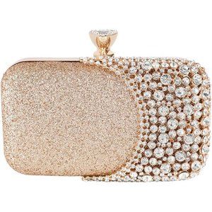 Womens Crystal Evening Clutch Bag Wedding Purse Bridal Prom Handbag Party Bag
